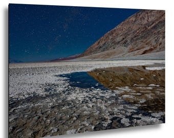 Badwater Basin Desert Art Print | Starry Night | Death Valley National Park