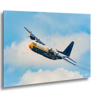 ブルーエンジェルス C-130T ファットアルバート エアショー写真：ミリタリーウォールアート