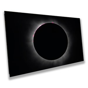 Total Solar Eclipse Art Print: Sulphur Springs Texas, April 2024