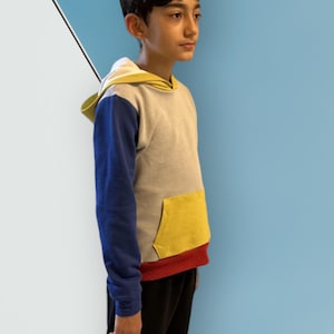 Einfache Kinder Hoodie Schnittmuster mit Video Anleitung| Kapuzen-Sweatshirt| Herbst| Kleinkind Hoodie | Einfache Schnittmuster PDF|Baby Hoodie Pattern