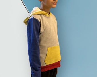 Einfache Kinder Hoodie Schnittmuster mit Video Anleitung| Kapuzen-Sweatshirt| Herbst| Kleinkind Hoodie | Einfache Schnittmuster PDF|Baby Hoodie Pattern