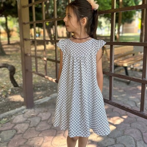 Girls Dress PDF Sewing Pattern with Long Sleeve Cap Sleeve and Tier Options|All Seasons Dress for girls,Baby,Toddlers| +FREE TankTop Pattern