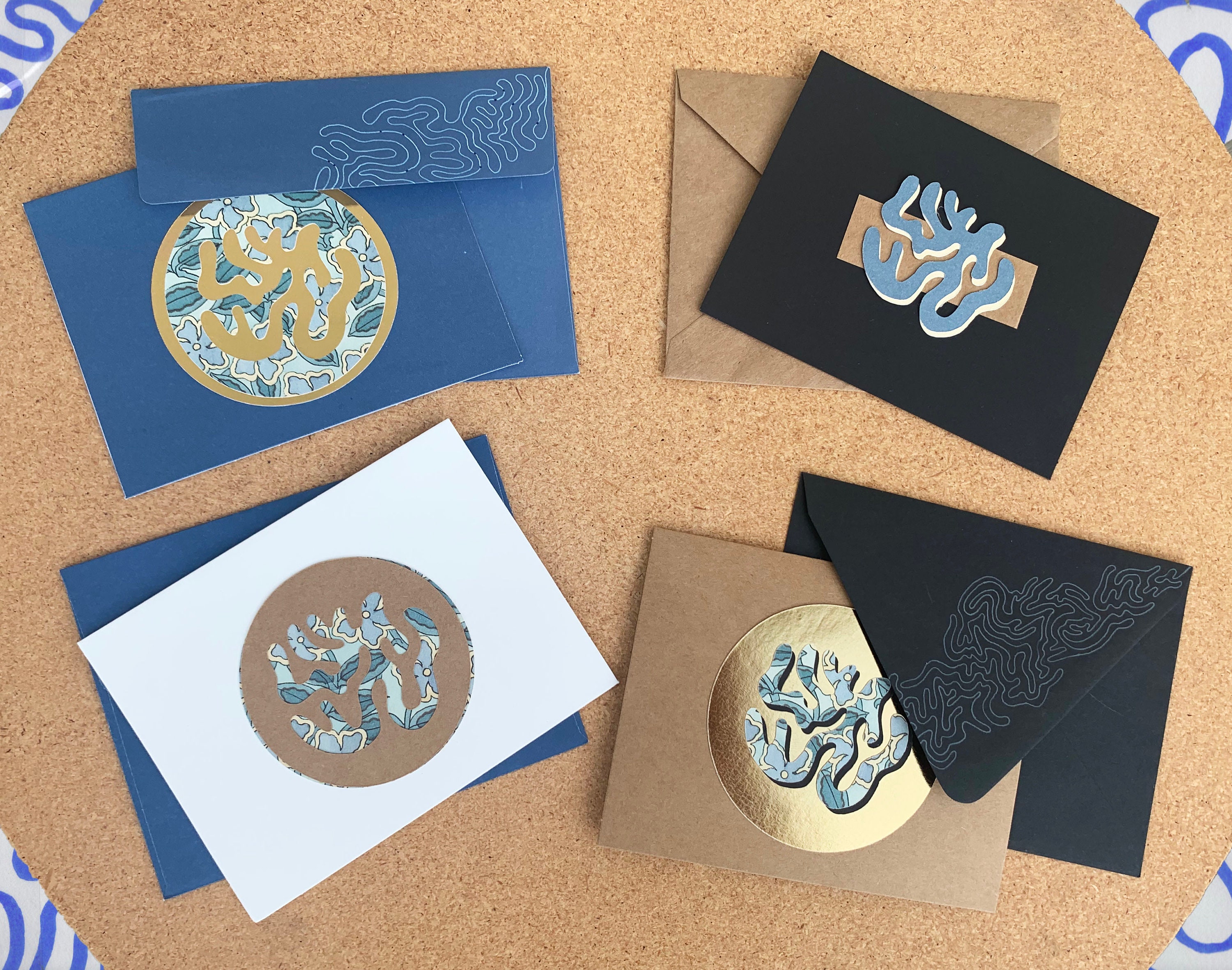 Set of 4 Handmade Cards - Blank Inside - Any Occasion - Etsy