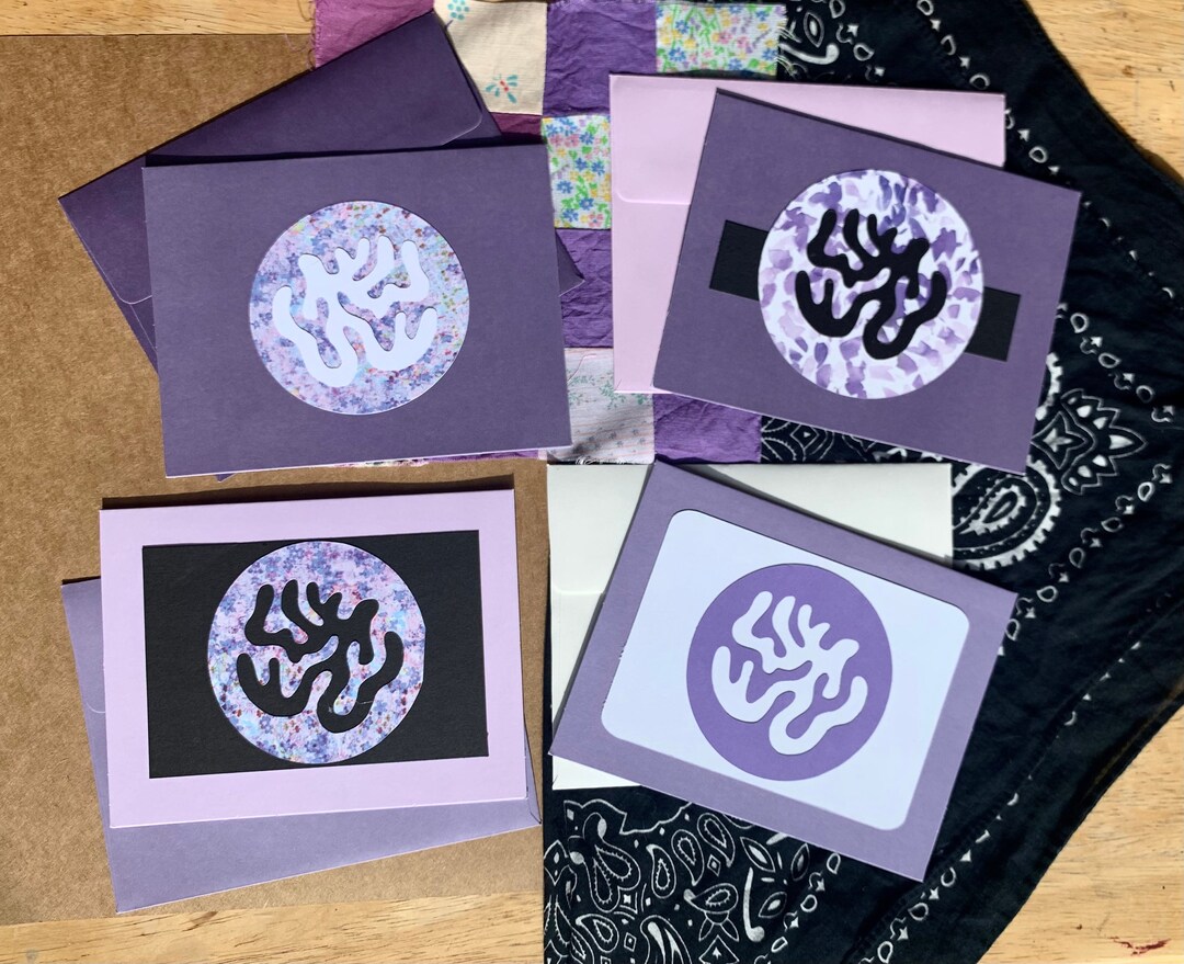 Set of 4 Handmade Any Occasion Cards - Blank Inside - Etsy
