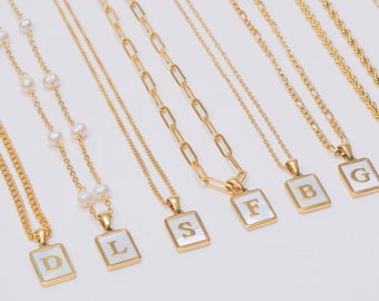 Gold Jewelry,Personalized Gift,Initial Necklace,Gold Necklace,Gift for Her,Gift for Girlfriend,Birthday Gift,Bridesmaid Gift,Custom Necklace