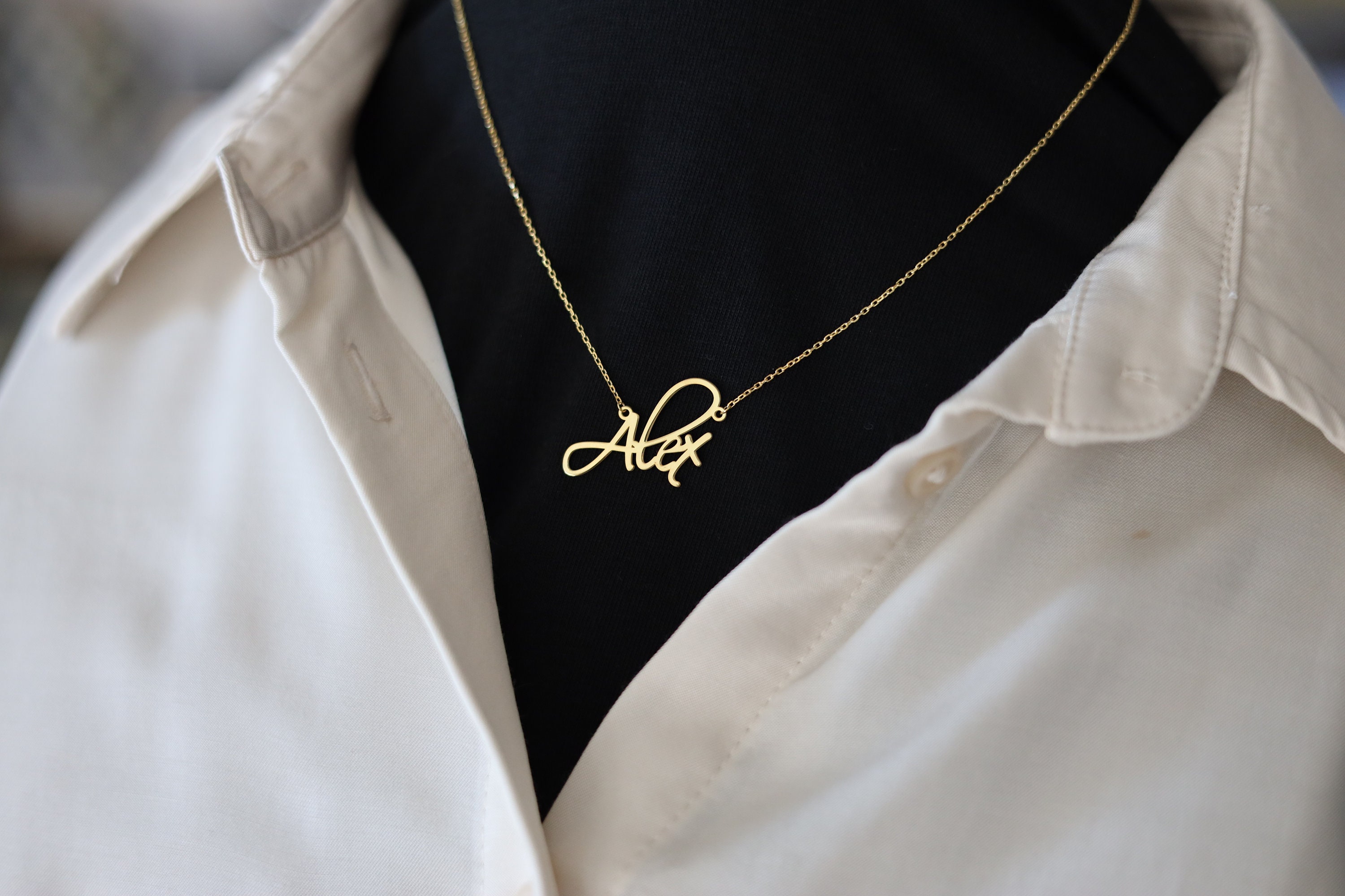 925 Sterling silver name necklace, Personalized Name Necklace, Personalized Jewelry, Name necklace, Personalized Gift, Christmas gift