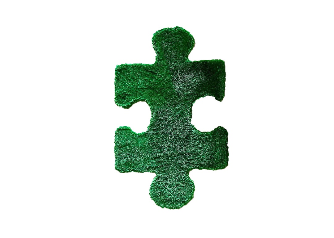 Puzzle Piece Area Rug Unique and Fun Home Decor Etsy