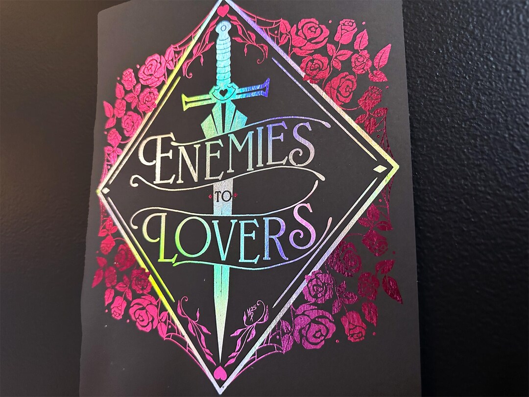 Foil Bookish Art Print: Enemies to Lovers Fantasy Romance Book Gift - Etsy