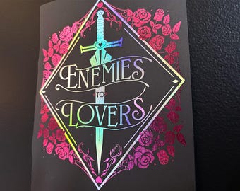 Foil Bookish Art Print: Enemies to Lovers Fantasy Romance Book Gift