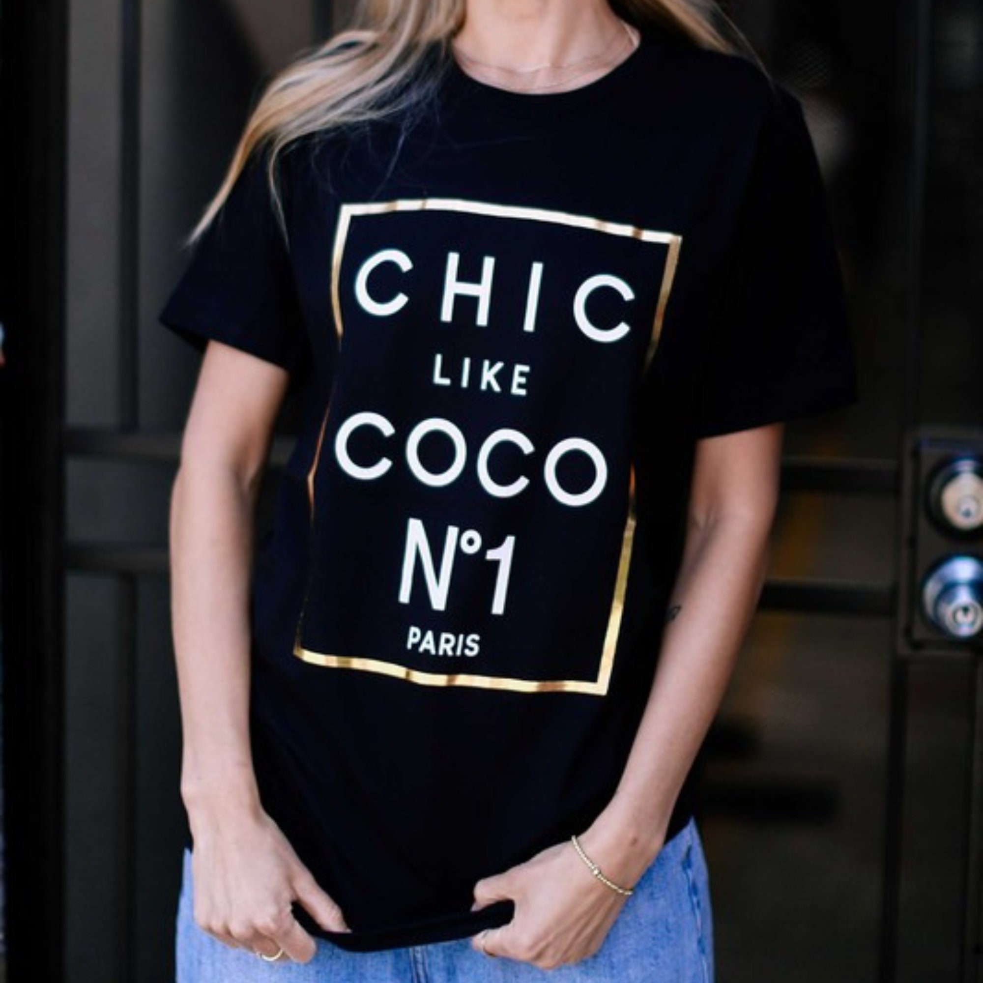 Chanel Tee Shirt - Etsy