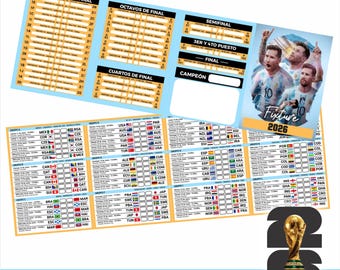Fixture Mundial 2026 World Cup PDF CDR