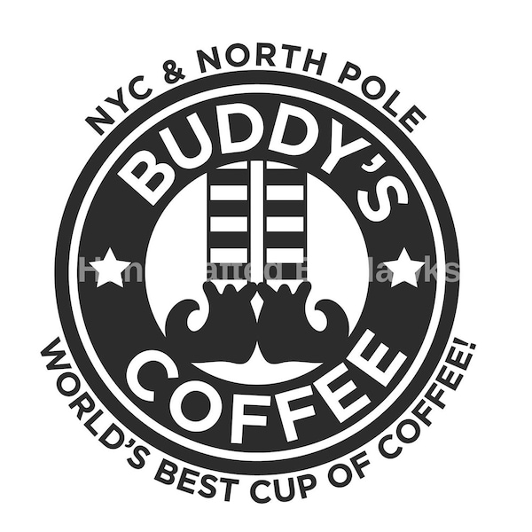 Buddy’s Coffee SVG, meilleure tasse de café au monde, fichier numérique cricut