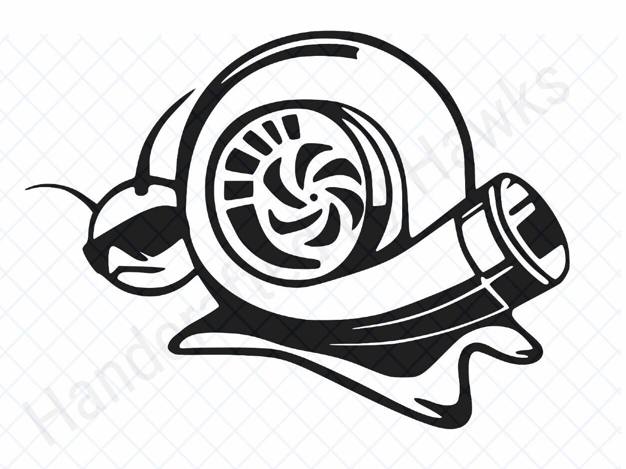 Turbo Snail SVG Instant Download Digital File for Crafts, DIY Projects