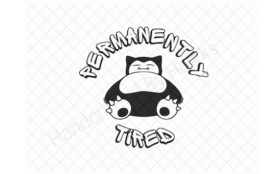 カビゴン（永久に疲れている）SVG – 眠そうなポケモンデザイン