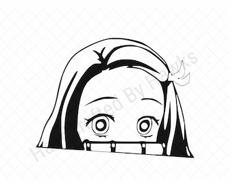 Demônio Anime Svg, Slayer Anime Svg, Demon Slayer PNG, Vetor de Anime, Arquivo Digital Cricut, Nezuko Kamado
