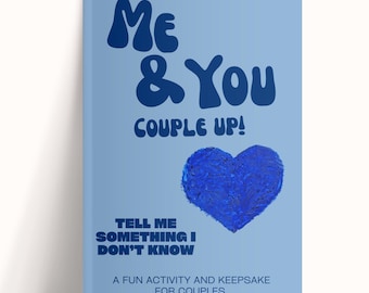 Me & You: Couple Up! Tell Me Something I Don't Know - Date Night Activity Couples Bonding Book by LARKINROAD Gift for Husband Boyfriend Wife