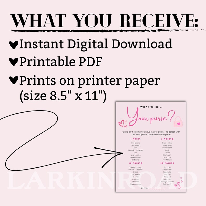 Bridal Shower Baby Shower Game Instant Digital Download Printable What ...