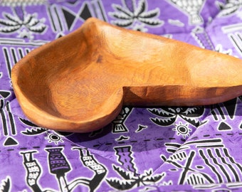 Africa Shaped Wooden Bowl - Teak