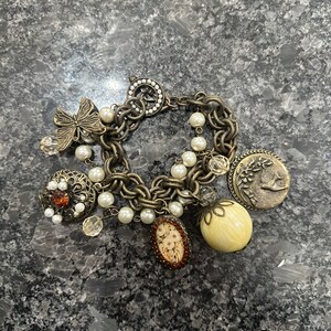 Butterfly Layered Charm Bracelet