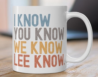 I know you know Lee know mug SKZ, Coffee Mug, Stray Kids Mug, Stray Kids Merch, Lee Know Bias Gift, STAY Gift, K-pop Coffee Cup