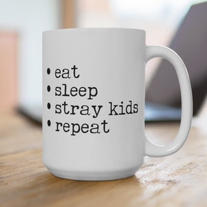 Stray kids Coffee Mug, Skz Merch, STAY Gift, K-pop Coffee Cup,  Bang Chan, Changbin, Hyunjin, Han, Felix, Seungmin, Lee Know, I.N Bias