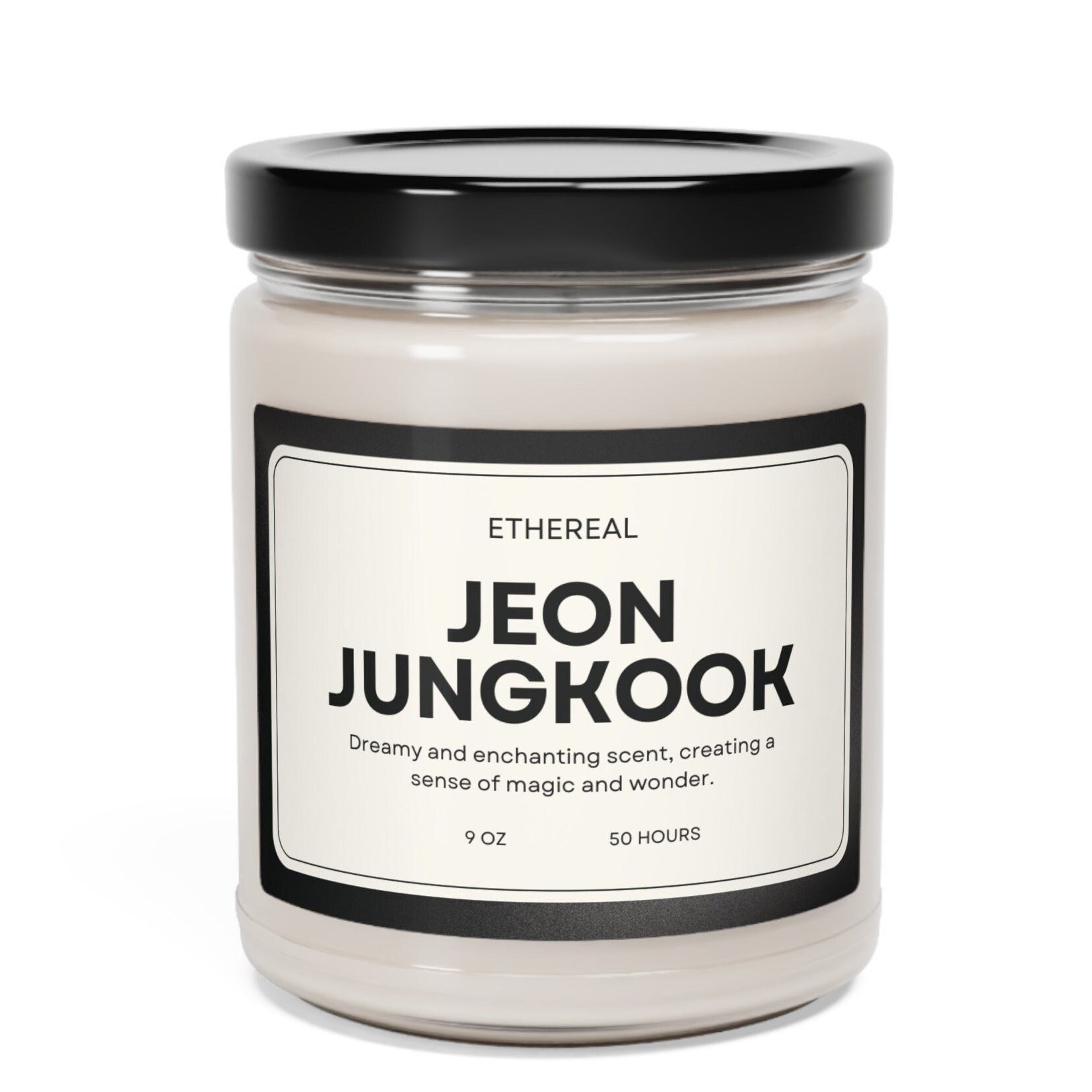 Jeon Jungkook Soy Candle Ethereal, Bts Theme Candle, Bts