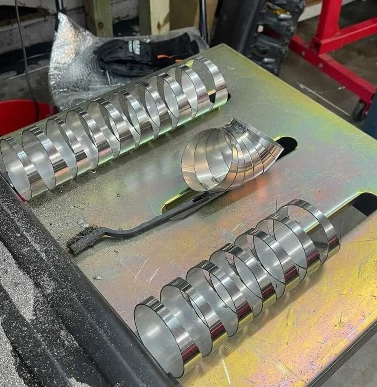 Exhaust Pie Cut Jig, 15 Degree, 1.5 Inch to 5 Inch Template for Hand