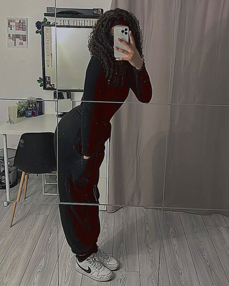 Thick Baggy Jogger Sweatpants for Women High Waist Sports and