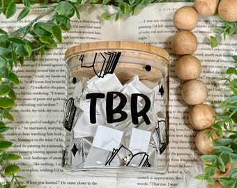 TBR Jar - To Be Read List - Choose Your Next Book - Bookworm Gift - Book Lover - Bibliophile - Book Club - Bookshelf Decor - Bookish Decor