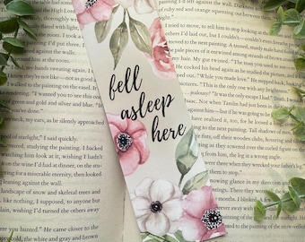 Fell Asleep Here Bookmark - Reading Accessories - Gifts for Book Lovers - Book Nerd - Bookworm - Bookish Merch