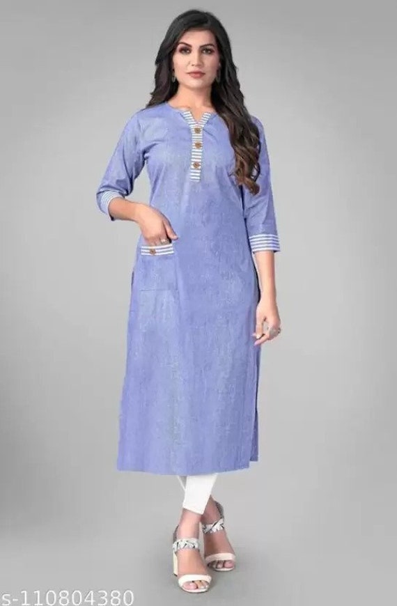 Khadi cotton kurta outlet for ladies