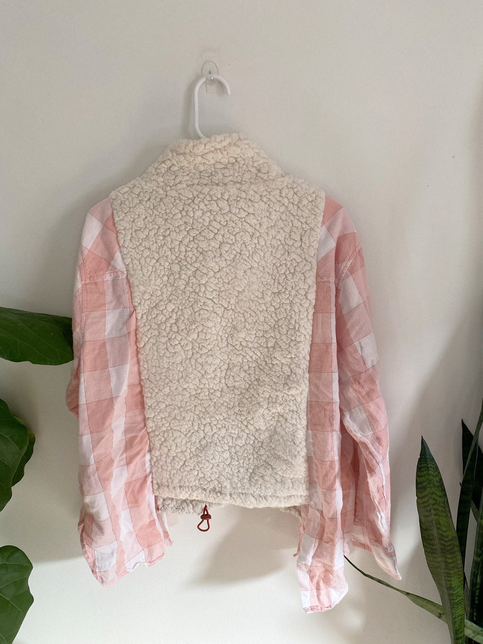 My Weekend Plans Involve a Track Sherpa Jacket Pink
