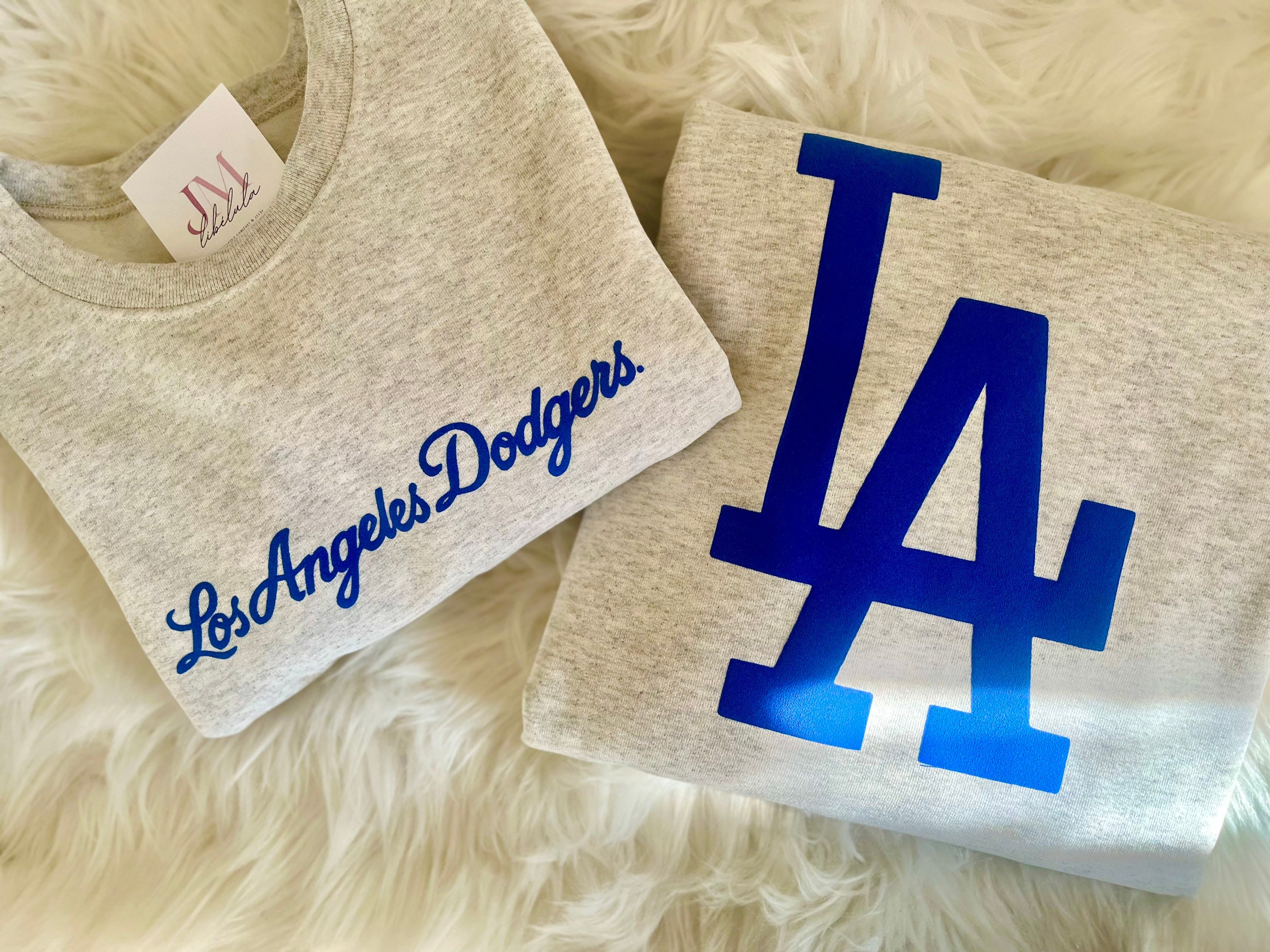 Dodgers Sweater Logo History EST 1883 Los Angeles Dodgers Gift -  Personalized Gifts: Family, Sports, Occasions, Trending