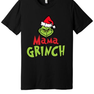 Mama Grinch Papa Grinch Grinch Matching Pjs Christmas Pjs Family ...