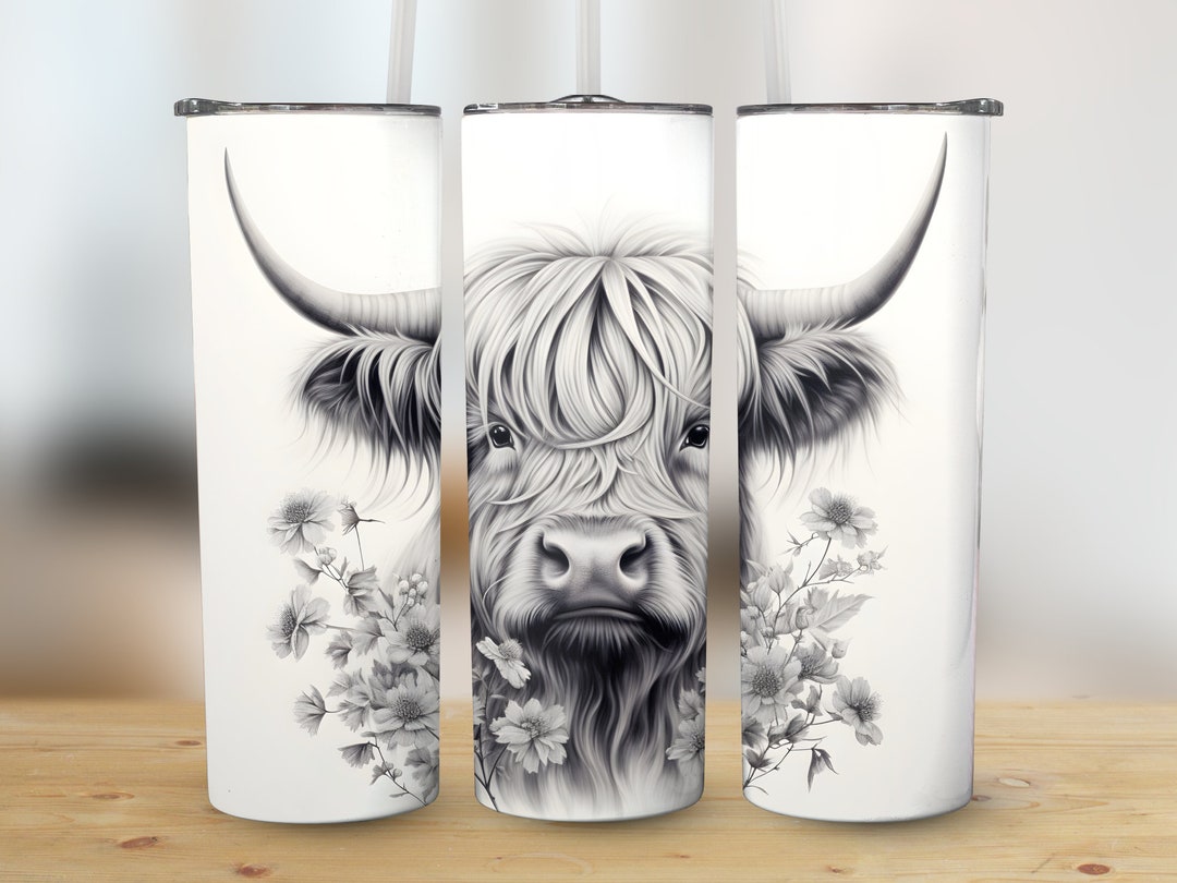 Servilletas De Papel Diseño Vaca Highland Escocesa - Pack De 20 Unidades - Calidad Premium Para Fiestas Temáticas
