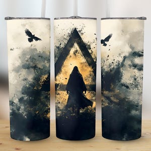 Wizard Tumbler Wrap | Magic School Tumbler PNG | Fantasy Tumbler Design | 20 oz Horror Sublimation Design | PNG Digital Download