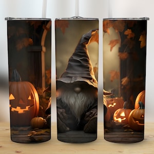 Gnome Tumbler Wrap, Dwarf, 20 oz Tumbler Sublimation Design, Straight & Tapered, PNG Files, Digital Download