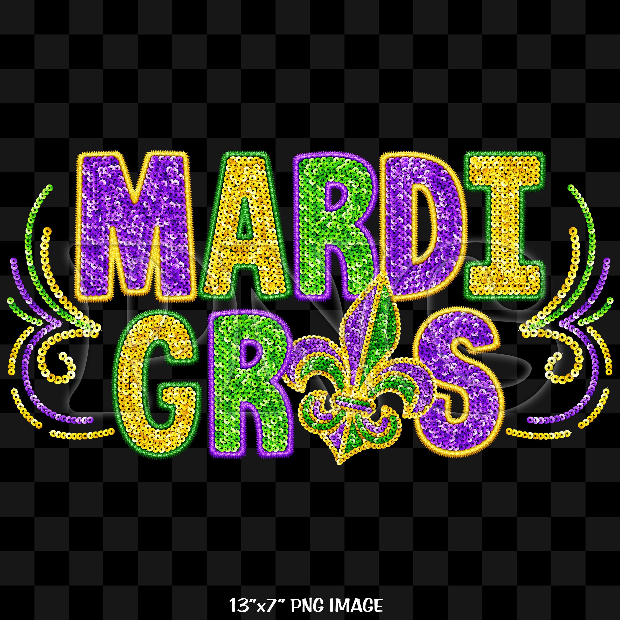 sequin mardi gras top