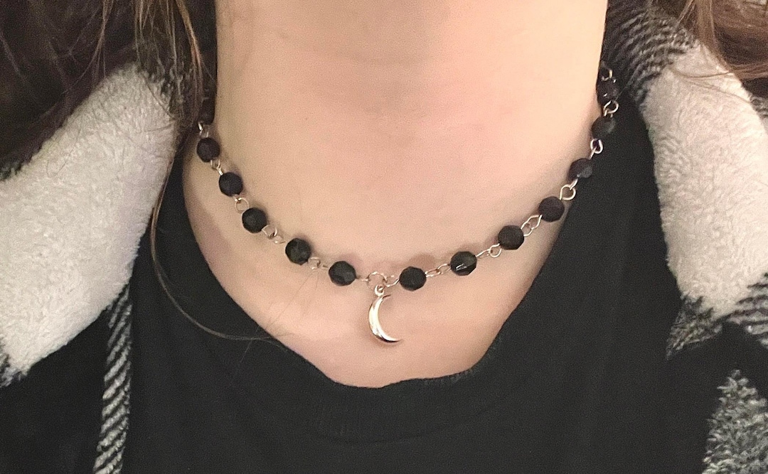 Stevie Nicks/practical Magic Inspired Crescent Moon Witchy Necklace ...