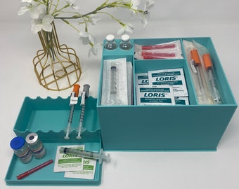 Esthetic Practitioner Tox Tray Syringe Holder. Vial and Supplies Holder. Botox Fillers Dysport. Nurse Doctor Esthetician. Medspa Organizer