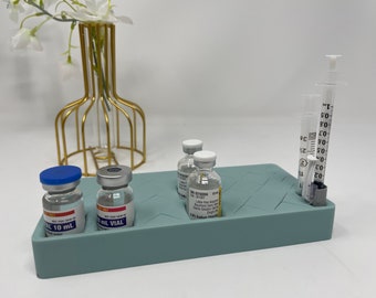 Silicone Vial Holder, Syringe Holder/Organizer, Botox Holder, Tray Organizer, Tabletop Holder/Organizer, Aesthetic Injector, Medspa Supplies
