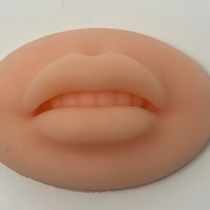 3D Silicone Lips for Injection Training, Silicone Practice Lips Filler Injections, Cosmetic Injector, Lip Piercings, Tattoo Practice Lips