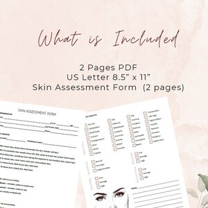 Skin Assessment Form Female Version Skin Analysis Form Nurse Injector Skin Assessment Form Female Version Skin Analysis Form Nurse Injector
