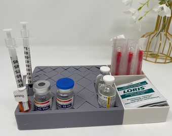 Silicone Vial Holder, Syringe Holder/Organizer, Botox Holder, Tray Organizer, Tabletop Holder/Organizer, Aesthetic Injector, Medspa Supplies