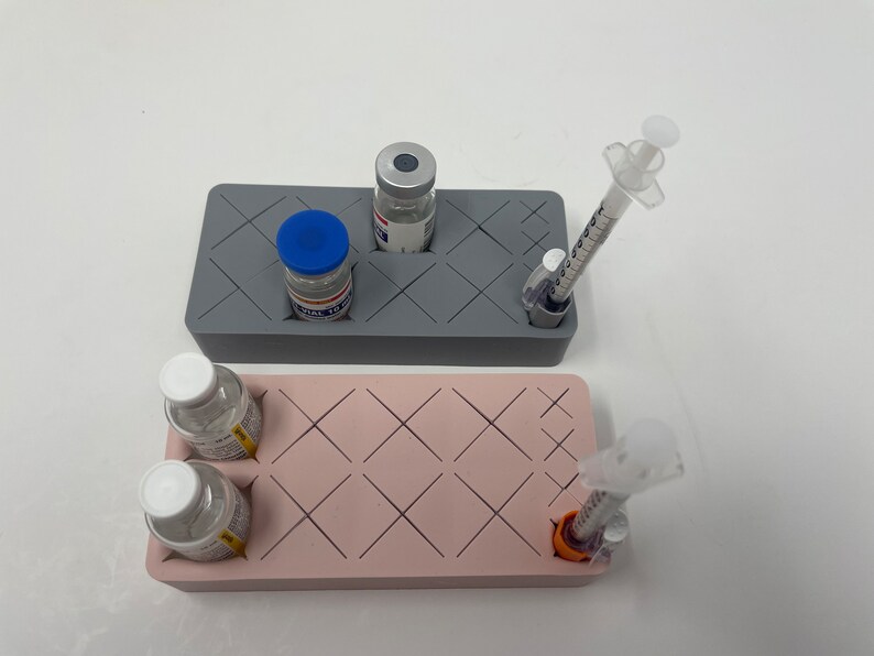 Soporte/organizador de jeringas, soporte de viales de silicona, soporte para bótox, organizador de bandejas, soporte/organizador de mesa, inyector estético, suministros para spa médico imagen 8