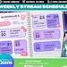 Animated DARK Stream overlays package for Twitch, Youtube, OBS, Streamlabs in topographic dark style