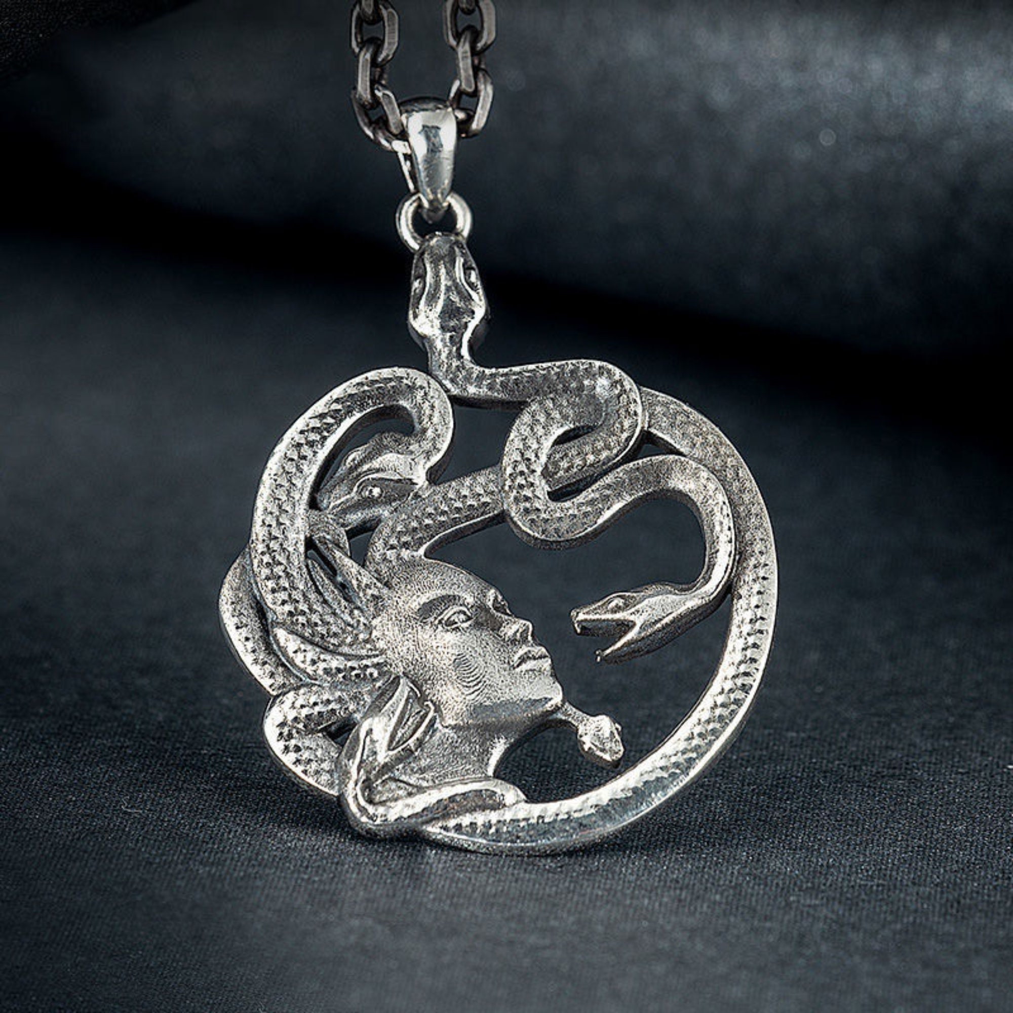 Medusa snake hotsell necklace