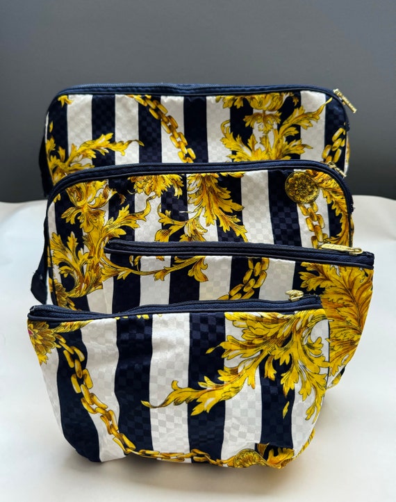 Christian Dior Cosmetic Cloth Bag Set Makeup Cosmetic Travel Toiletry Bag Etsy