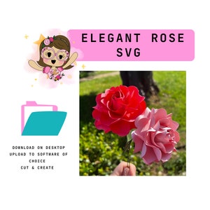 478 Maria Treto X BELLASFLOWERS Rose SVG ONLY
