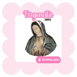 Virgencita, Virgen, Momma Mary, Virgen Maria, Cuadro, Flores de papel, Religioso